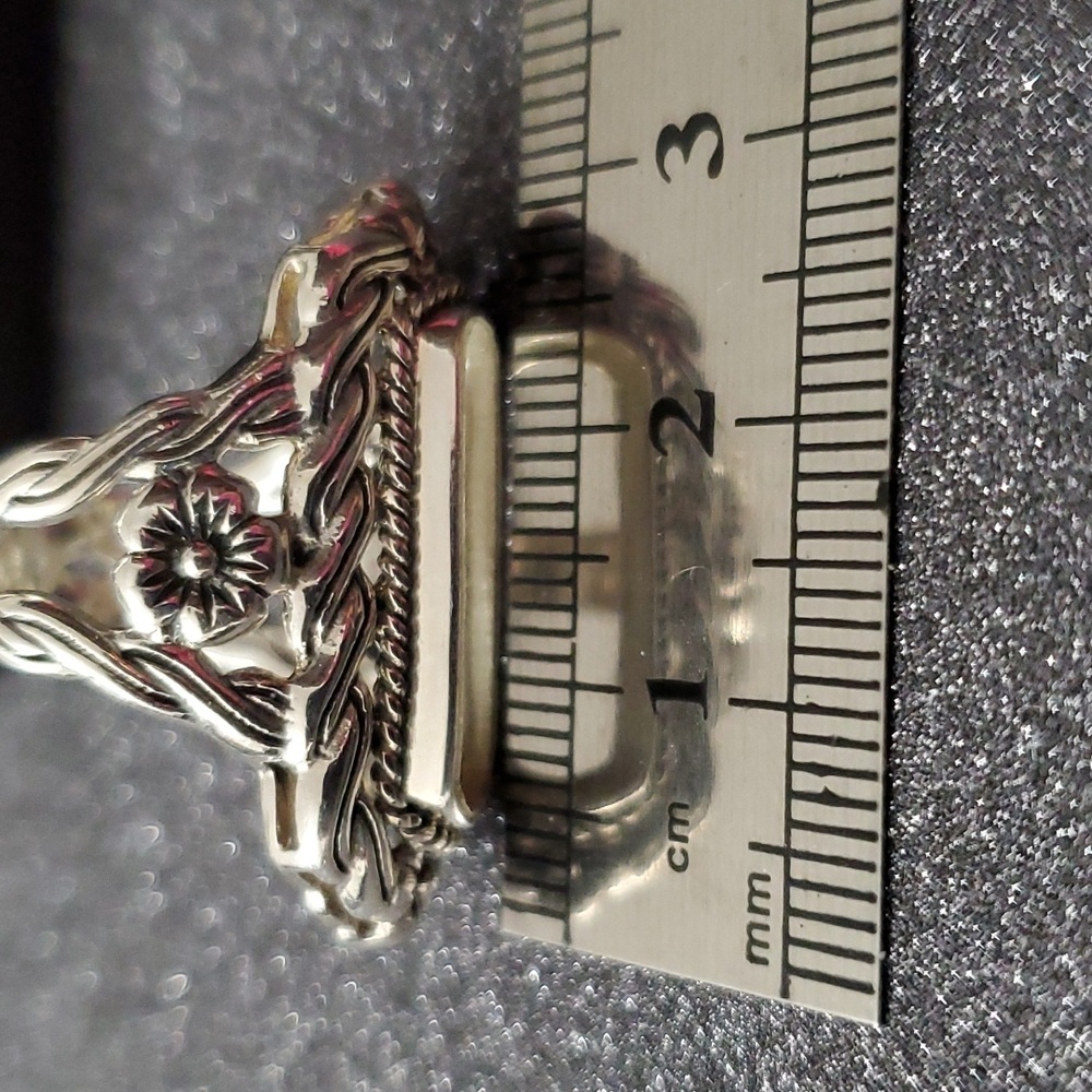 Sterling Silver 925 Illusion Setting Ring - image 4